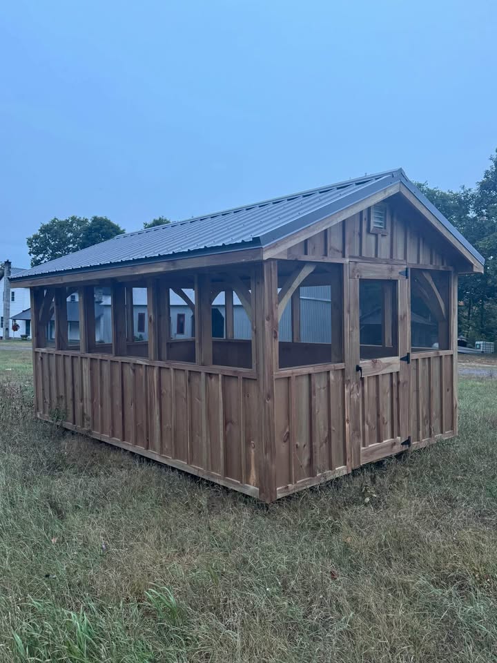 10 x 16’ Screened in Gazebo