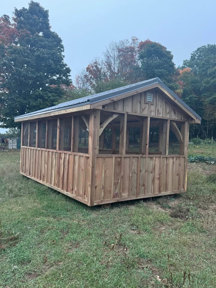 10 x 16’ Screened in Gazebo