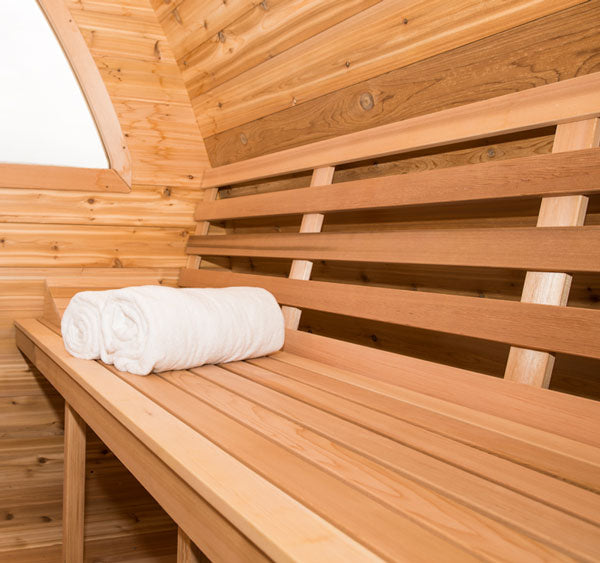 8x8 (244x244cm) POD Sauna -Clear Cedar