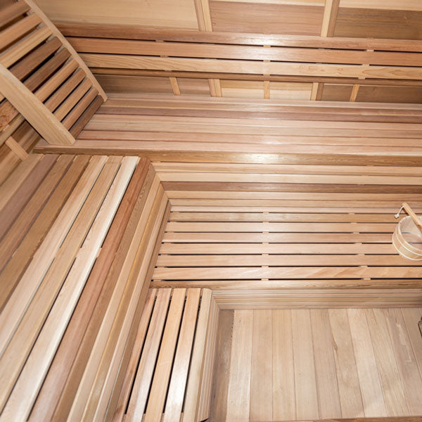 CU670 Outdoor Pure Cube Sauna - Clear Red Cedar