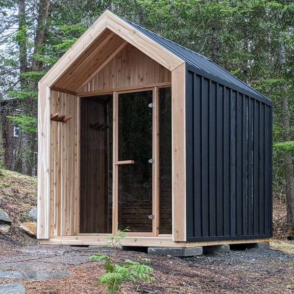 Pure Cube Hudson Sauna - Knotty Red Cedar
