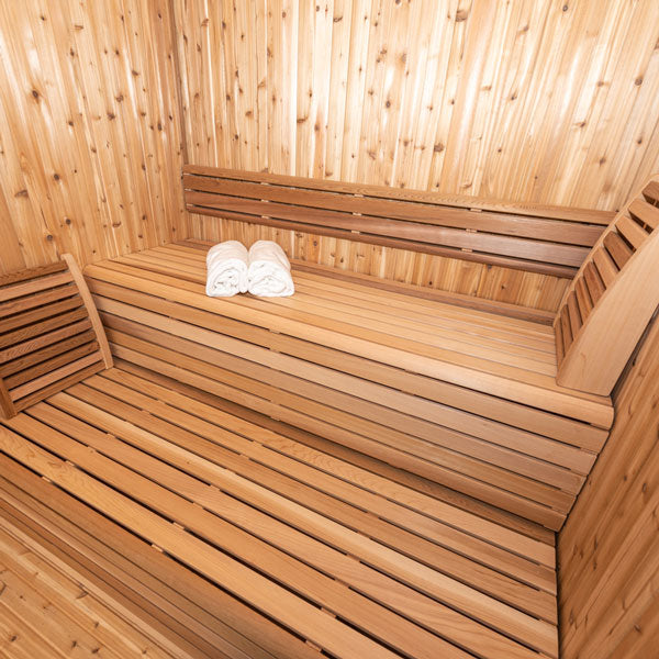 Pure Cube Hudson Sauna - Knotty Red Cedar