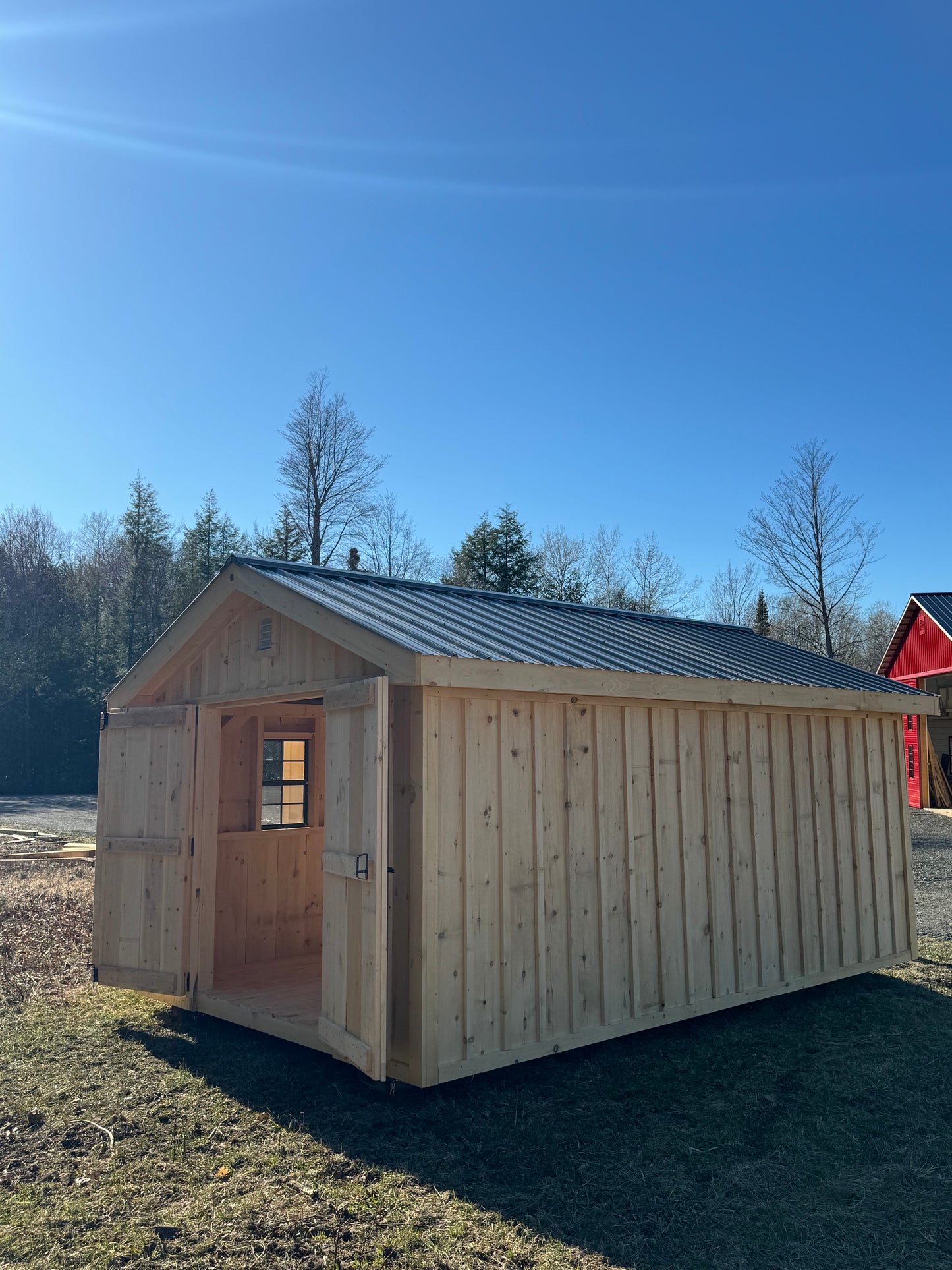 8 x 12’ Solid Pine Shed