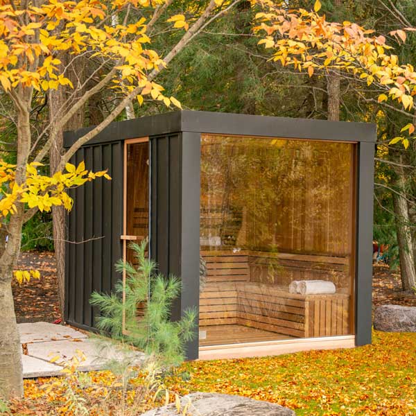Pure Cube Neptune Sauna - Clear Red Cedar