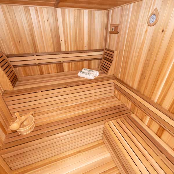 Pure Cube Neptune Sauna - Clear Red Cedar