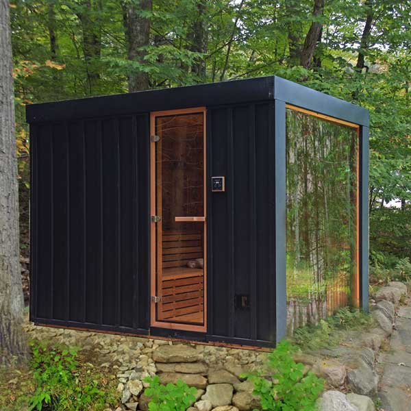 Pure Cube Neptune Sauna - Knotty Red Cedar