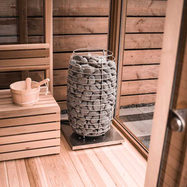 Pure Cube Orion Sauna - Clear Red Cedar